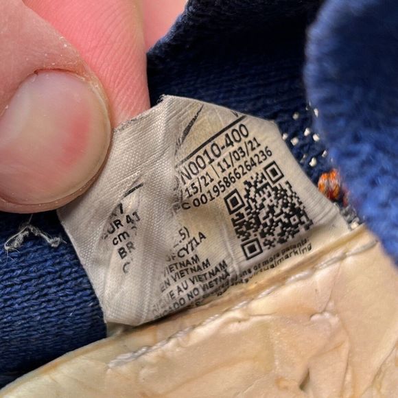 Nike Space Hippie 1 Shoes Mens Size 8 Navy Orange Athletic Running DN0010-400 - Picture 13 of 14